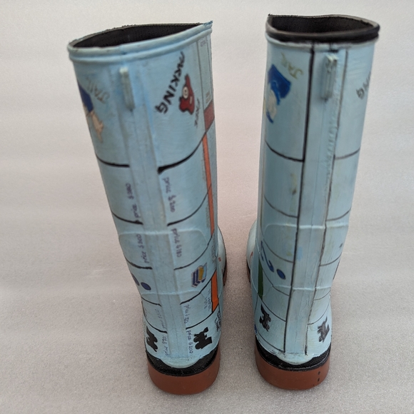 Monopoly print rain boots for kids size 5 - Picture 5 of 6